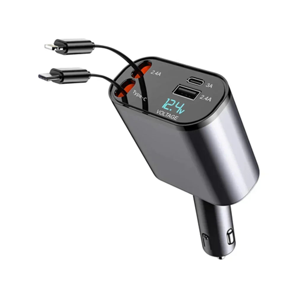 4-in-1 Retractable Charging Cable – Fast Charging Cable