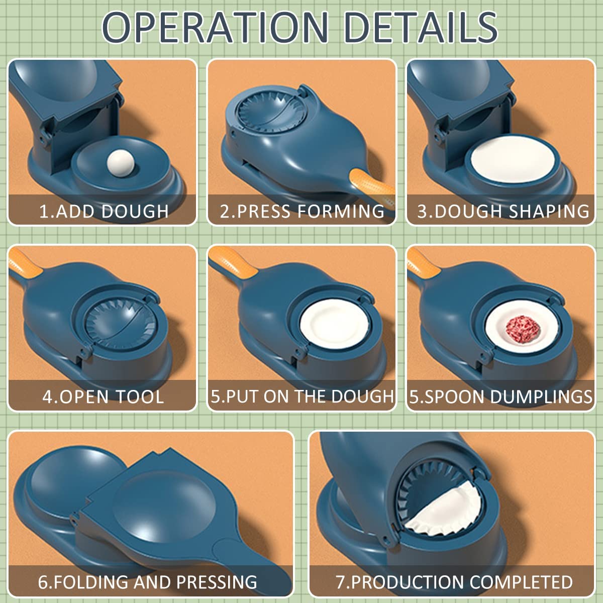 2-in-1 Samosa & Dumpling Maker – Easy Kitchen Press