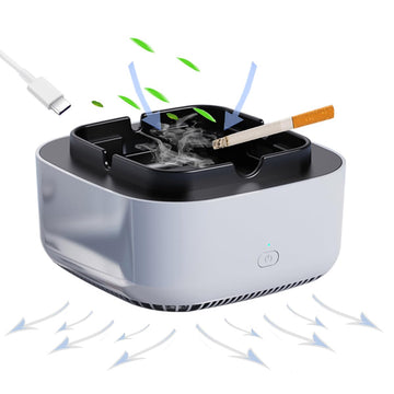 Smart Electric Air Purifier Ashtray – Smokeless & Odor Filter