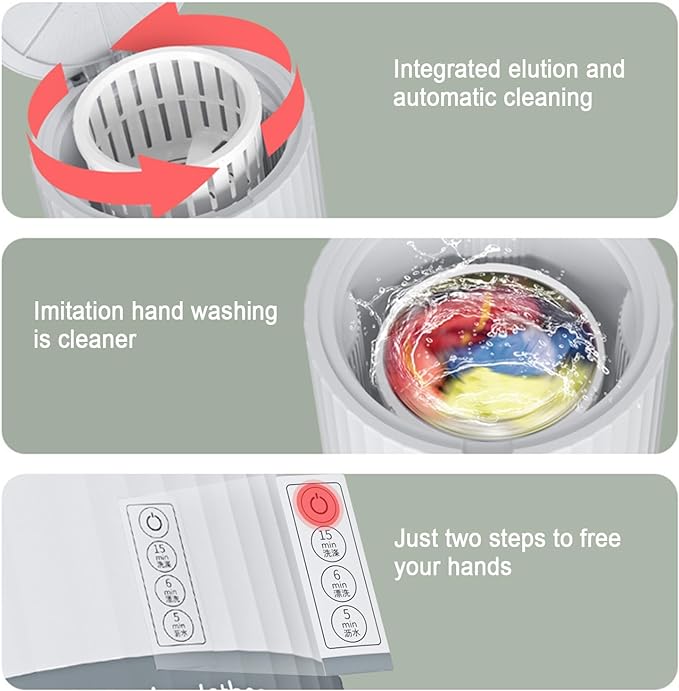 Automatic Washing Machine – Smart Portable Laundry Washer