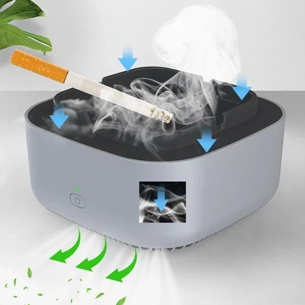 Smart Electric Air Purifier Ashtray – Smokeless & Odor Filter