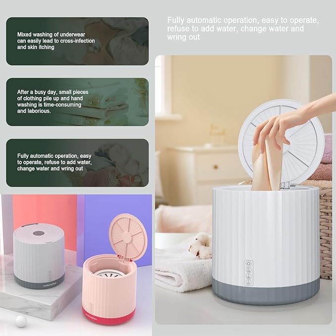 Automatic Washing Machine – Smart Portable Laundry Washer