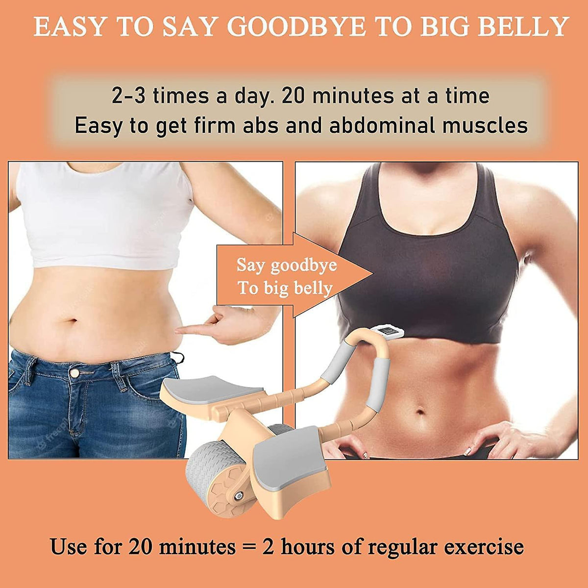 Ab Abdominal Fitness Exercise Roller