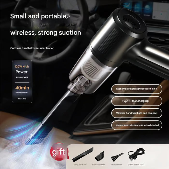 Wireless Handheld Car Vacuum Cleaner Portable Cordless